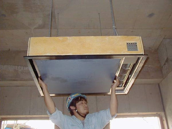 セラミックス輻射板取付