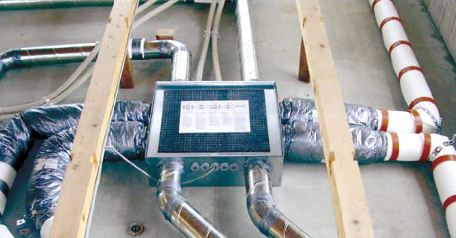 レガット100Φスパイラルダクト方式