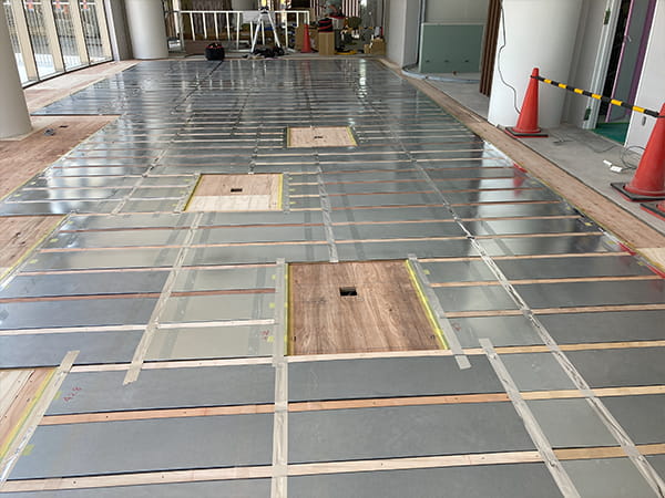 春くーる システム敷設工事完了