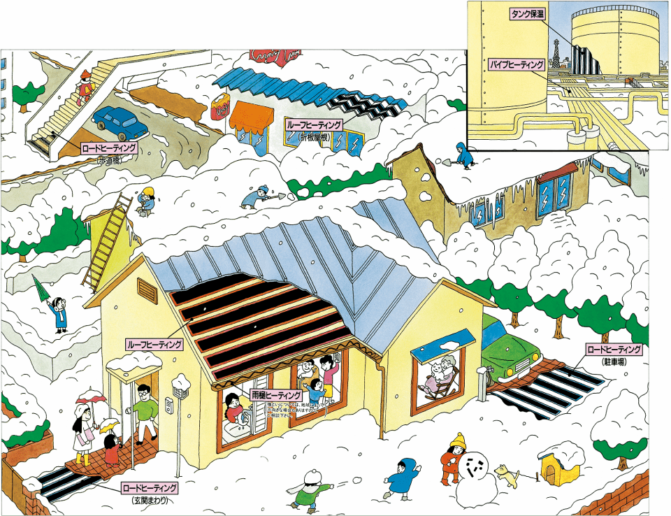 電気融雪システム 雪どけ 電気融雪システム 雪どけ